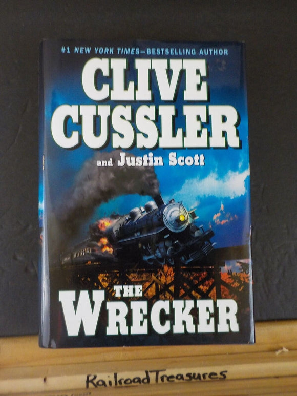 Wrecker, The by Clive Cussler & Justin Scott Novel W/ dust jacket