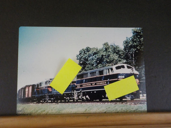 Photo Central of Georgia Railroad Locomotive #904   8 X 11.5 Color