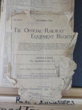 Official Railway Equipment Register 1930 Dec United States Canadian & Mexican RR