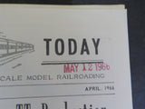 TT Today 1966 April Tenth inch scale model Railroad Dispatcher Models begins pro