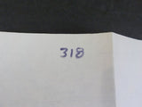 Blueprint Philadelphia & Reading 1892 Open Platform Class PAG Coach   BP #318