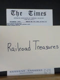 Times #116 1993 November October Australian Association of Timetable Collectors