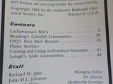 Flags Diamonds and Statues Vol 3 #4 1981 Spring Readings trainmasters Lackawanna