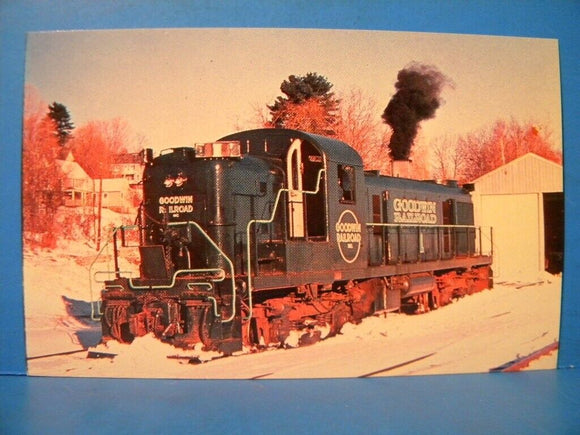 Postcard Goodwin Railroad’s #1 New Hampshire 1978
