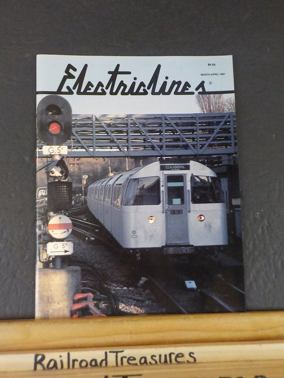 Electric Lines Magazine 1991 March April Electriclines London Underground Intern