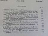 Michigan History Magazine Vol 3 #3 1919 July Marquette ore docks Michigan RR Com