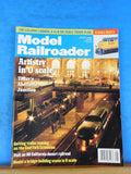 Model Railroader Magazine 1998 August Model a bridge building scene O scale arti