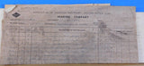 Reading Company Billing Repair Card Lot #3 (16) Cards Reading Lines