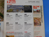 Trains Magazine 2017 January Climate change ECO units so far SP slim gauge retur