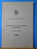 New York New Haven and Hartford Railroad Company Annual Report 1935 64th