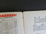 Model Railroader Magazine 1953 January Enginehouse Highway crossings Blocking yo