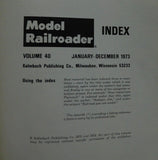 Model Railroader Magazine Bound Volume 40 January-December 1973