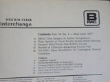 Railway Clerk Interchange 1977 May-June Al McCauley UP System Board meeting