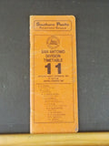 Southern Pacific Transportation Co Employee Timetable San Antonia Div #11 1981