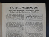 Boston & Maine Railroad Employee Magazine 1960 April - June V28#2 Welded steel r