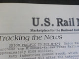 US Rail News 1985 June Our 3rd Year Complimentary Copy Marketplace for the Railr