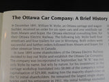 Ottawa Car Company 1892 - 1948 by David Knowles Soft Cover 2003