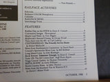 Rail Pace News Magazine 1988 October Railpace Conrail River Line K4 comes east