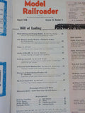 Model Railroader Magazine 1956 August A Hudson from a Mantua Pacific