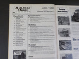 Railroad Model Craftsman Magazine 1987 June  Wood chips Tunnel motor Country sto