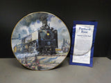 Plate Romance of the Rails Plate Collection Portland Rose #3552A Tutwiler