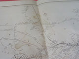 Map Railroads in the United States Western States   FOLDED