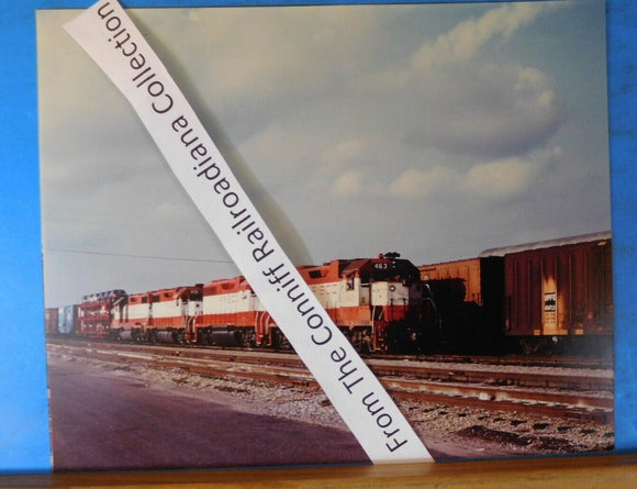Photo Frisco Locomotive #463 #637 #470 8X10 Color