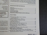 Rail Pace News Magazine 1990 March Railpace Quebec CN Passenger lines B&O Magnol