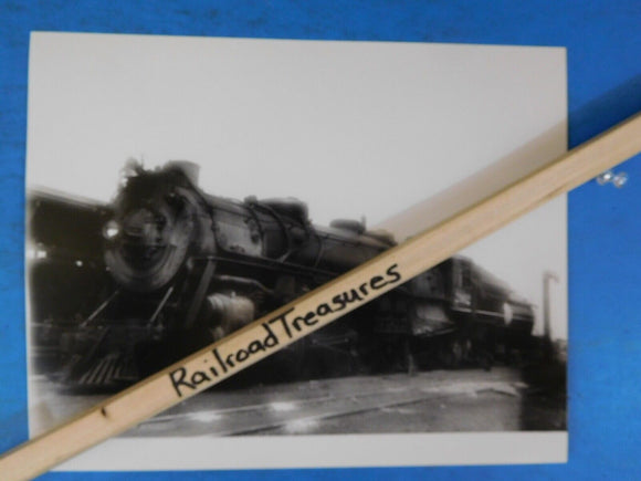 Photo Atlantic Coast Line Railroad Locomotive #2002  8 X 10 B&W Blurry