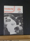 Canadian Rail #307 1977 August North by Northlander Western Ontario Steam Age