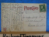 Postcard Cow Creek Canon Southern Oregon Postmark 1911 To W B Vail Steam Locomot