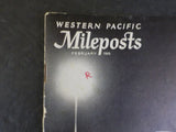 Western Pacific Mileposts 1955 February Vol VI #7 Milepost #67