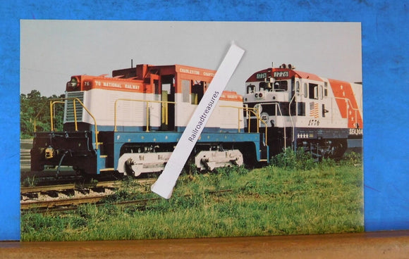 Postcard Charlestown Chapter of the NRHS locomotive #1776