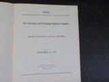 Cleveland and Pittsburg Railroad Company Annual Report 1934 87th Equipment finan