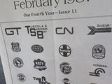 US Rail News 1987 February Our 4th Year Marketplace for the Railroad Industry &