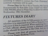 LCGB Bulletin 1984 #10 V36 November 21 1984 Locomotive club of Great Britain
