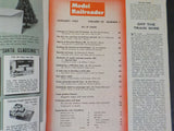 Model Railroader Magazine 1963 January Snowshed Speeder truck Station Simple lam