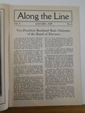 Along the Line 1929 January New York New Haven & Hartford Employee Magazine