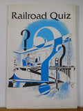 Railroad Quiz Association of American Railroads 32 pages Indexed SC
