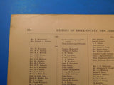 History of Essex and Hudson Counties New Jersey William H. Shaw 1884 V 1 No Cove