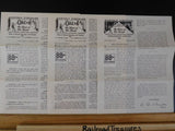 ORC&B The Man on the road Monthly Circular Lot of 30 1956-58