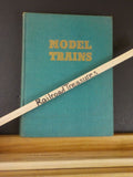 Model Trains Bound Volume 7 1954-55  Green Cover Volume 1 on binding edge