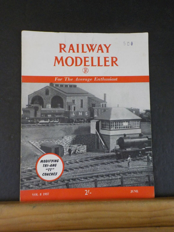 Railway Modeller 1957 June V8 # 80 Modifying Tri-ang RR Coaches Potters Heron