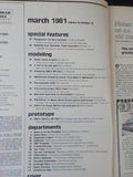 Railroad Model Craftsman Magazine 1981 March RMC Freight car detailing