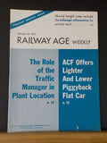 Railway Age Weekly 1962 October 29 ACF offers kighter & lower piggyback flat car