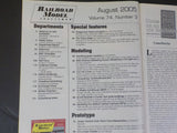 Railroad Model Craftsman Magazine 2005 August Model rippled water V scale CNJ Mi