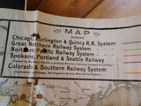Chicago Burlington & Quincy Railroad Company Annual Report 1910 June 30 MAP