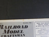 Railroad Model Craftsman Magazine 1954 November RMC HO Logging RR C&O Cement hop