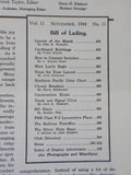 Model Railroader Magazine 1944 November How to connect switches Trees Boomer Pet