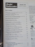 Model Railroader Magazine 1978 November Modeling the Clinchfield RR Shay Loco mo